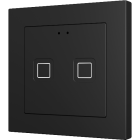 ZENNIO ZVIT55X2A Tastiera capacitiva Tecla55, 2 Tasti, nero