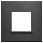 EELECTRON PS55B01GL-M3 PLACCA 2M - STANDARD 55 - VETRO NERO OPACO (CONFEZ