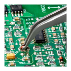 KNIPEX 92 01 04 Pinzetta SMD di precisione acciaio inox