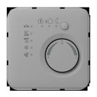 JUNG CD2178GR Termostato per ambienti KNX con accoppiatore bus integrato e manopola di regolazione del valore di temperatura- grigio