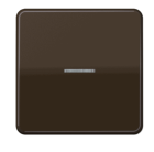 JUNG CD10911STRFBR KNX RF pushbutton, 1 channel, brown