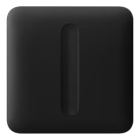AJAX 83453 SideButton (1-gang) vertical [55] ASP graphite