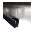 LEDCO MG240/NE/3MT TRIMLESS RECESSED MAGNETIC RAIL 3MT BLACK