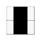 JUNG A502TSAWW Key covers for sensor 2 channels F50- mod. A500- alpine white