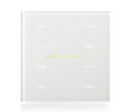EELECTRON 9025GL08L01 9025 KNX CAPACITIVE BUTTON, WHITE GLASS 8 CHANNELS