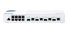 QNAP QSW-M408-4C Entry-level 10GbE Layer 2 Web Managed Switch for SMB network deployment