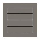 EKINEX EK-T4R-20-FCO- Kit 1 tasto serie 20Venti rettangolare orizzontale