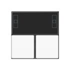 JUNG A4093TSAWW Key covers for compact KNX environmental controller - mod. AS+A500+A creation- alpine white