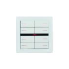 EELECTRON BK08PLL-1 KIT 8 TASTI RETTANGOLARI IN PLASTICA VERNICIATI BI