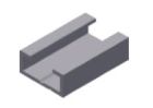 ABTECNO WI-315460 PROFILO A C IN ALLUMINIO ALU 20X9 MM LUNGHEZZA 2 M