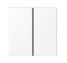 JUNG LS402TSAWWM Key cover for sensor 2 channels - mod. LS990- matt alpine white