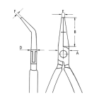 KNIPEX 35 42 115 ESD Pinza speciale per elettronica ESD