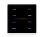 EELECTRON 9025GL08L03 9025 KNX CAPACITIVE BUTTON, BLACK 8-CHANNEL GLASS