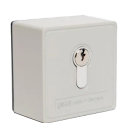 DOMOTIME HL.KSE2WS Screwless wall-mounted aluminum key selector 