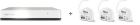 1 Yubii Home Gateway + 3 On-Off Controls
