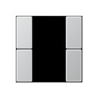 JUNG A502TSAAL Key covers for sensor 2 channels F50- mod. A500- aluminium