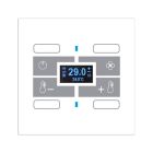 BLUMOTIX BX-E-RT4 QUBIK Elettronica thermostat 4 Buttons 120X80 Between