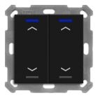 MDT BE-TAL55T206.A1 Tast.Light55,2T+T gradi,nero op.,ser.tapp.