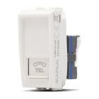 MT DISTRIBUZIONE ART-F828BI WHITE ART TELEPHONE SOCKET
