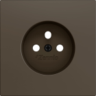 ZENNIO ZS70CFSM ZS70. French screwless socket cover 70x70 mm - Mocha