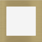 EKINEX EK-DQS-GBB Placca Deep (FF e 71 e 20Venti ) quadrata - METALLO (ALLUMINIO) ottone