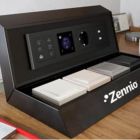 ZENNIO ZS55SBOX ZS55. Black sample box with 4 push buttons and pow