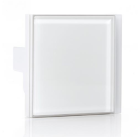 EELECTRON SB40A21KNX-GL10 4 CHANNEL KNX BUTTON + THERMOSTAT 55x55mm WHITE + WHITE GLASS