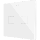 ZENNIO ZVIFR2W FLAT RGB 2. CAPACITIVE GLASS BUTTON -