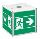 COOPER CSA ILLUMINAZIONE 40071354670 RZ 3301: Exit-Cube (SENZA SL 3301) ISO 7010