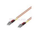 WP RACK WPC-FP2-5LCLC-030 FIBER OPTIC MULTIMODE PATCH CORD 50/125 LC-LC, 3 MT. OM2