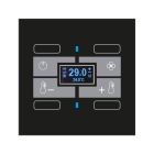 BLUMOTIX BX-E-QT4 QUBIK Elettronica termostato 4 Pulsanti 80X80 Tras