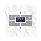 BLUMOTIX BX-E-QT QUBIK Elettronica thermostat 80X80 Transparent