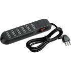 BTICINO BT-3630GB SLIM6-pr.6x2P+T 10A 1,5m int. grigio