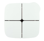 EELECTRON PB80A1CKNX - WH KNX HOMEPAD 8 CH - TS WHITE CERAMIC - BLACK CROSS - COMPLETE