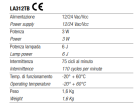 TECNOCONTROL LA312TB ATEX stroboscopic beacon - 12/24 Vac - Vdc - tube mounting