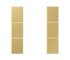 JUNG ME2503TSAC Key covers for sensor 3 channels F50- mod. LS990- classic brass