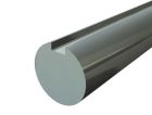 SOMMER 25516-2000 25.4 mm galvanized solid shaft with key L=2000