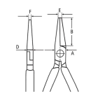 KNIPEX 35 22 115 Tronchese laterale per eletronica