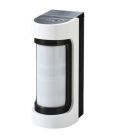 OXVXSRAM VXS-RAM Rivelatore doppio PIR da esterno a basso assorbimentro, 12m 90°, con antimascheramento, corpo nero con coperchio bianco