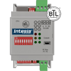 INBACDAI001R000 Intesis Gateway Daikin VRV e SKY Air a BACnet IP o MS/TP — 1 Unità Interna — Connessione via bus P1/P2