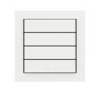 EKINEX EK-T4R-F_ Pack of 4 71 series horizontal rectangular keys