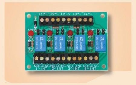 VIMO C1RE014 24V 3A relay interface board with 4 independent relays
