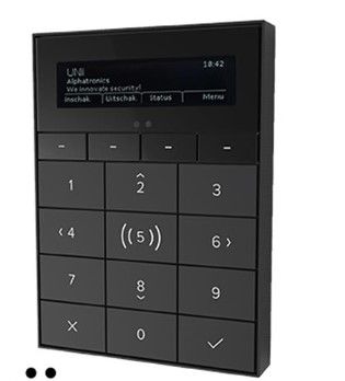 TKH SECURITY 4626 UNIi Black Keyboard with Reader