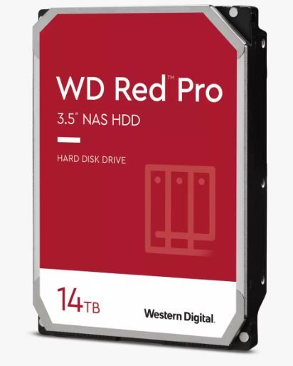 WESTERN-DIGITAL WD142KFGX WD Red Pro 3.5 inch 14TB HDD Cache 64MB 