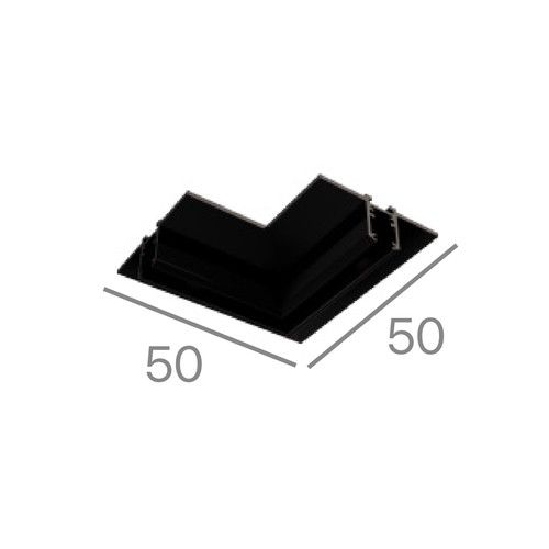 LEDCO MOCO240/BI2 GIUNZIONE ANGOLARE MECC. 90 gradi BIANCO BINARIO M