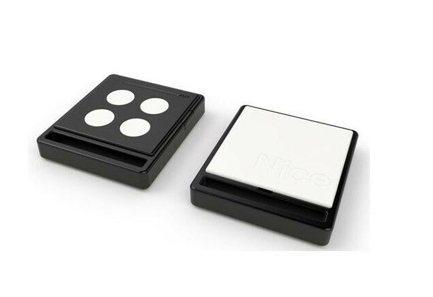 NICE ECCO5BW Miniaturized transmitter for gates and garage doors, 4 rolling code buttons