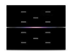 EELECTRON 9025GL310B03 DOUBLE GLASS - 3 MODULES - 10 CH. BLACK + RGB