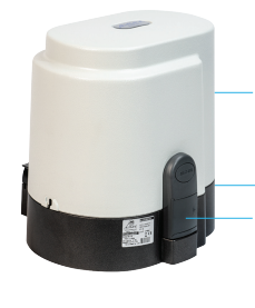 ALLMATIC 12001742 BIG 2.2 120 Vac + CPT WITH BIOS1 BT Sliding Gate Gear Motor