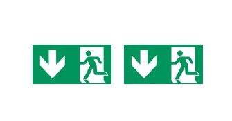 COOPER CSA ILLUMINAZIONE 40071354621 PANNELLO LED 20M BASSO/BASSO ISO7010