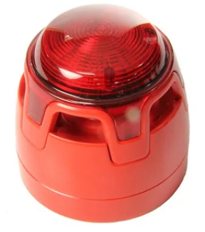 NOTIFIER CWSS-RB-S7 Sirena convenzionale rossa con lampeggiante LED ro